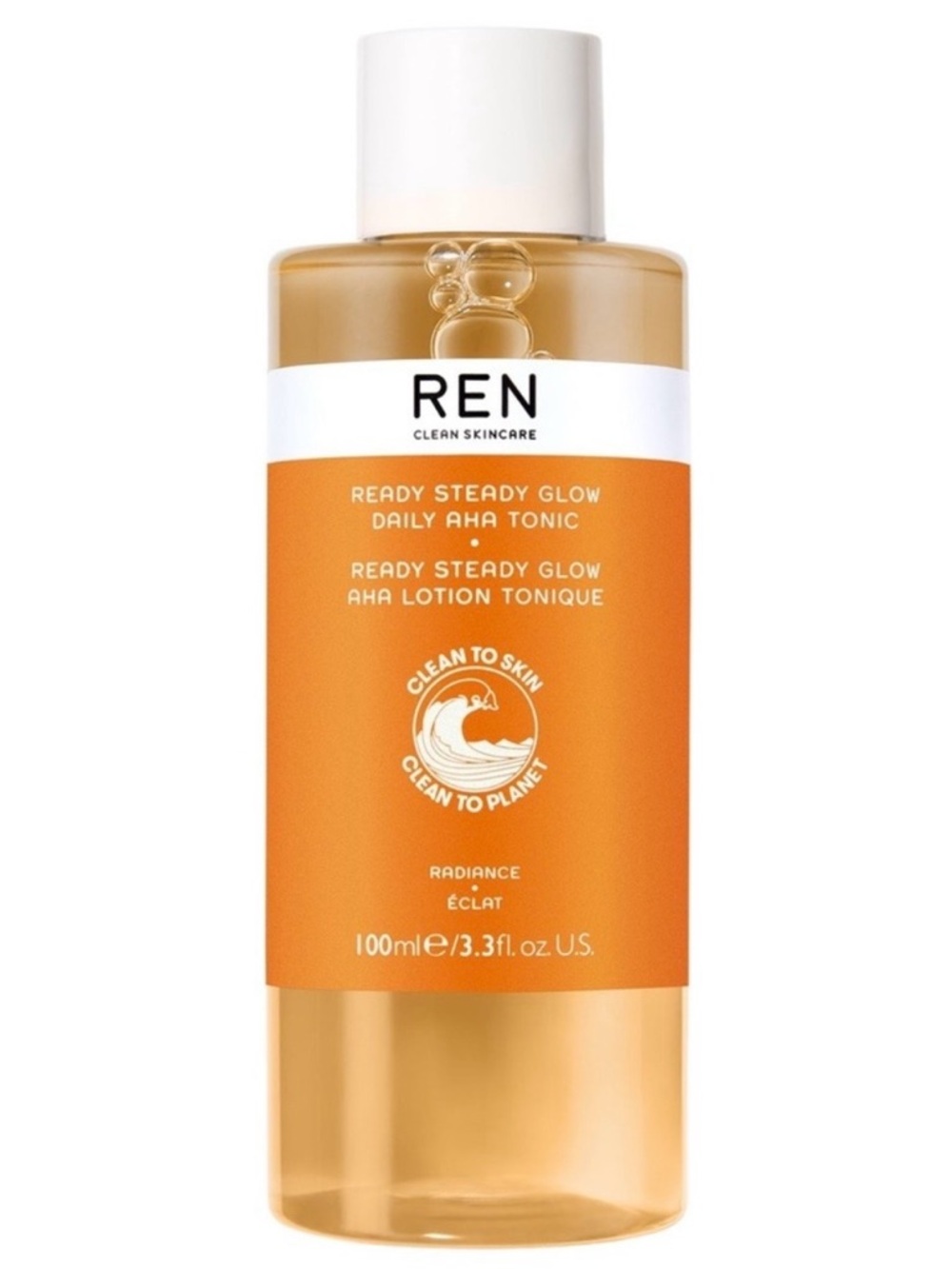 REN Clean Skincare Ready Steady Glow Daily AHA Tonic 3.3oz